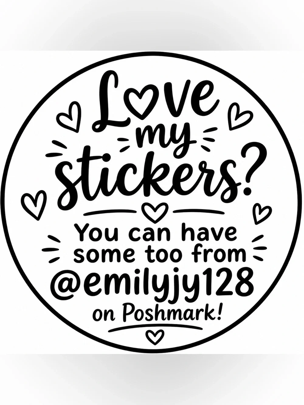 CUSTOM 2” Round Stickers, 50 of One Color BUY NOW